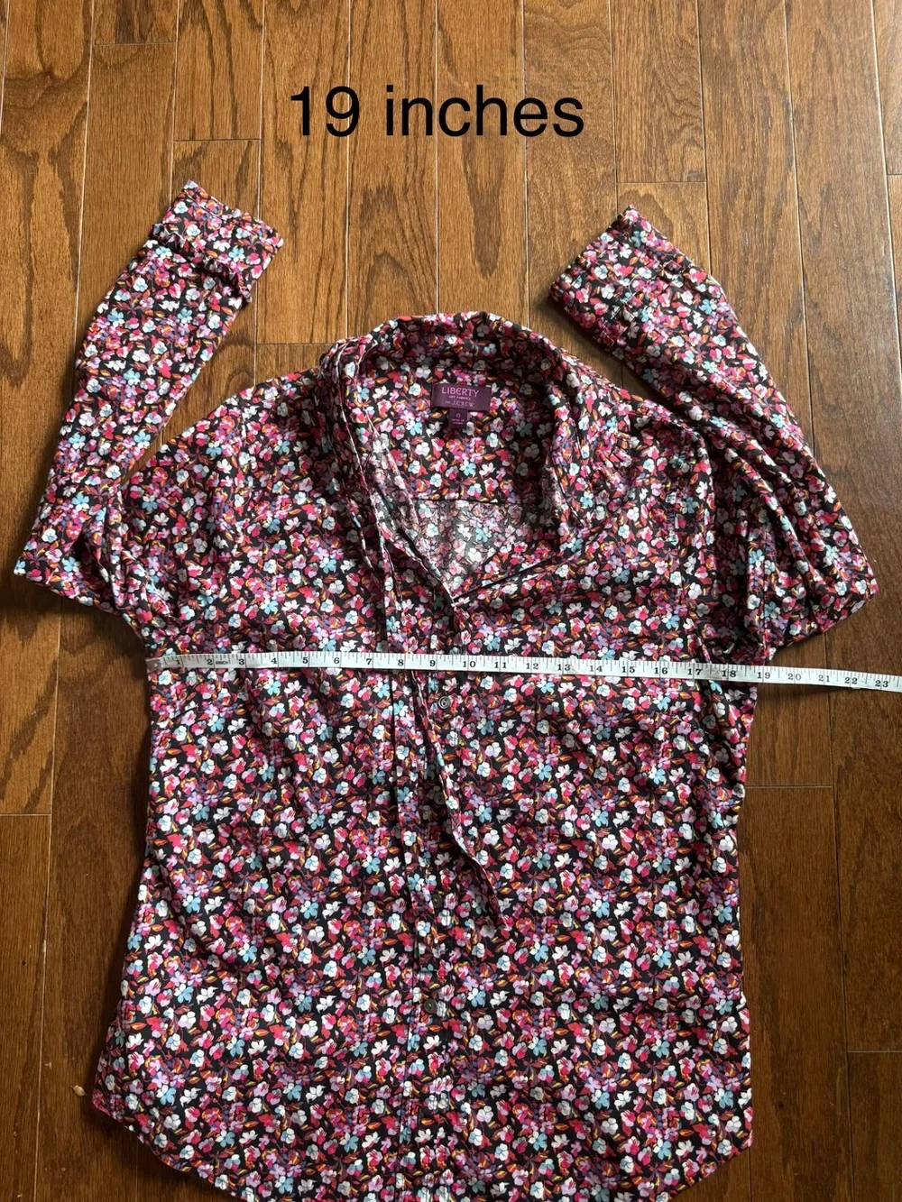 J. Crew Liberty Floral Button-Down Shirt size 8 women’s 100% cotton